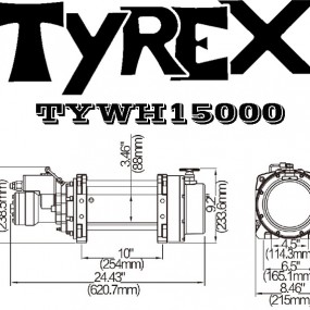 Troliu hidraulic Tyrex 15000 lbs