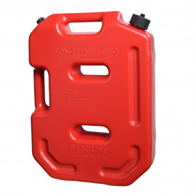 Canistră din plastic cu supapă de aerisire și furtun flexibil de turnare inclus, roșu, 10L, Emd4x4