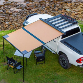 Marchiza ARB Touring 200 x 250 cm in carcasa aluminiu Black si iluminare