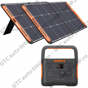 Set Statie electrica Jackery Explorer 1000 PRO + Doua panouri solare Jackery SolarSaga 100W