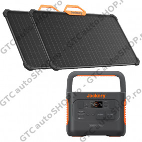 Set Statie electrica Jackery Explorer 1000 PRO + Doua panouri solare Jackery SolarSaga 80W