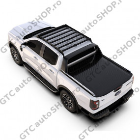 Portbagaj aluminiu Front Runner Slimsport Ford Ranger dupa 2022 cu montare LED Bar Osram VX1000-CB
