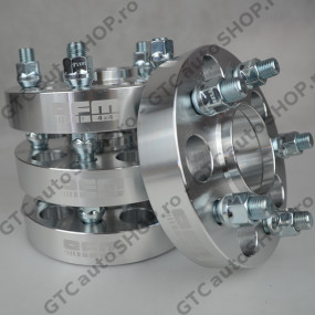 Flanse distantiere OFM Aluminiu 30mm, 5x127 Jeep, cu guler centrare