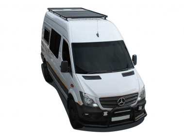 Mercedes-Benz Sprinter 144in/170in / L2/L3 / MWB/LWB Ampatament cu șine OEM (2006-prezent) Slimline II Roof Rack Kit / Înalt