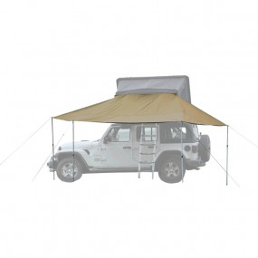 Marchiză universală 295 x 528 x 190 cm khaki cu stâlpi telescopice Wild Land