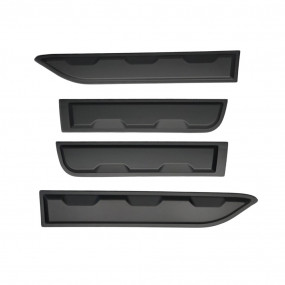 Ornament ușă slim, negru, plastic ABS, Volkswagen Amarok (2023+) Safari