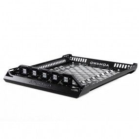 Portbagaj Universal Negru, cu proiectoare incluse, 98 x 117 x 9 cm AQM4WD S40