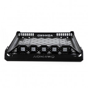 Portbagaj Universal Negru, cu proiectoare incluse, 98 x 117 x 9 cm AQM4WD S40