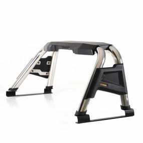 Rollbar Double Plus Chrome Mitsubishi L200 (2015-2024), Fiat Fullback AQM4WD PRB01
