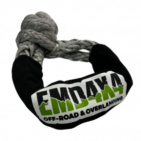 Set ochete sintetice 17t (17000kg), 12mm x 55 cm, gri, cu husă, Emd4x4