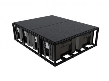 Sistem de stocare ingust cu 4 cutii Wolf Pack Pro incluse Front Runner