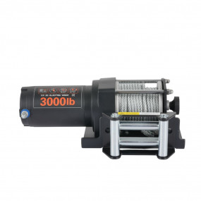 Troliu electric EMD Winch 3000lbs (1361kg), 12V, cablu otel 13m, raport 153:1